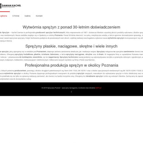 Sprężyny techniczne - Poznań