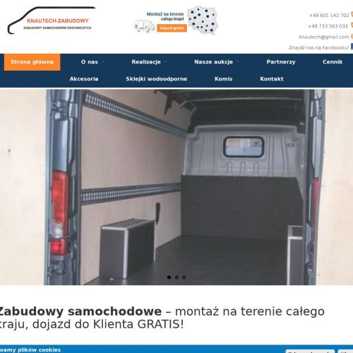 Leszno - zabudowy pojazdów dostawczych