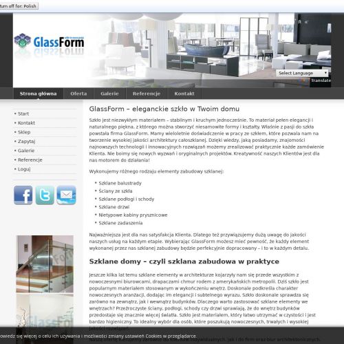 Schody ze szkła - Częstochowa