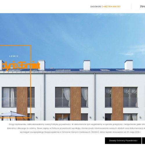 Legionowo - domy na nowym osiedlu pod warszawą