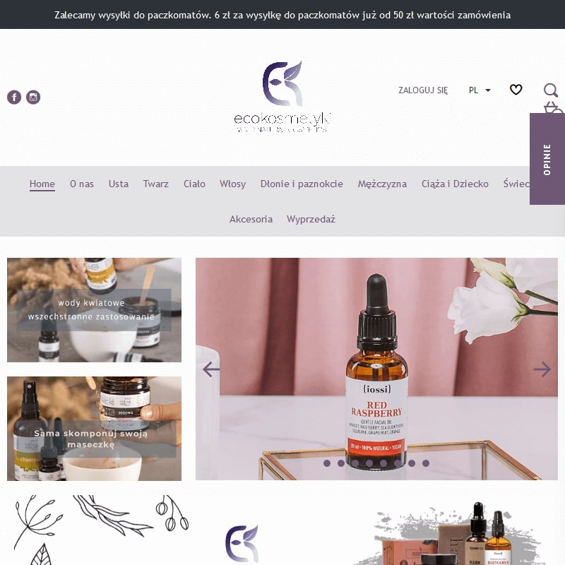 Ekologiczna maska intensywnie nawilżająca do twarzy w Lublinie