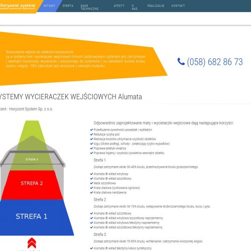 Osadniki aluminiowe z odpływem