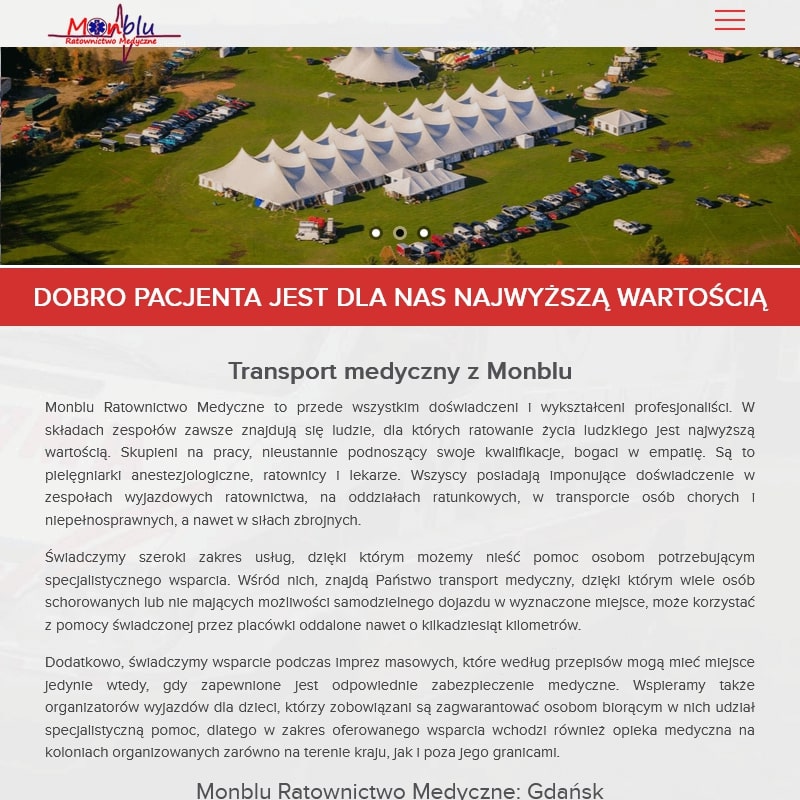 Gdańsk - zabezpieczenie medyczne imprez masowych