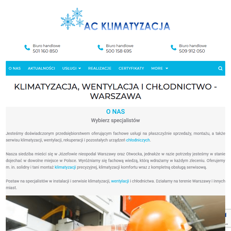 Klimatyzacja komfortu - Warszawa