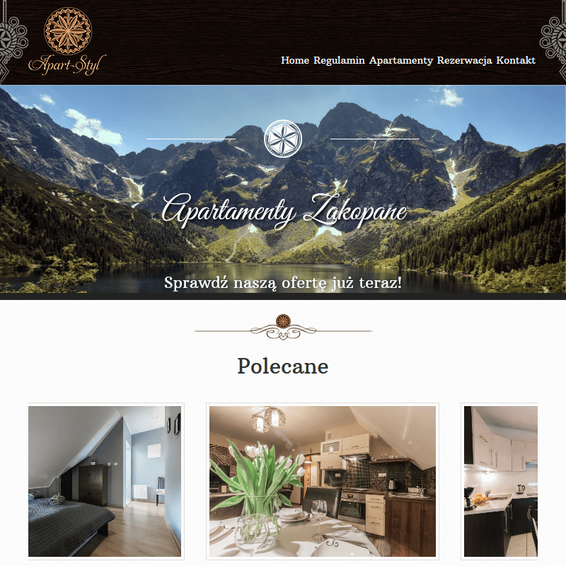 Zakopane - apartamenty w górach wynajem