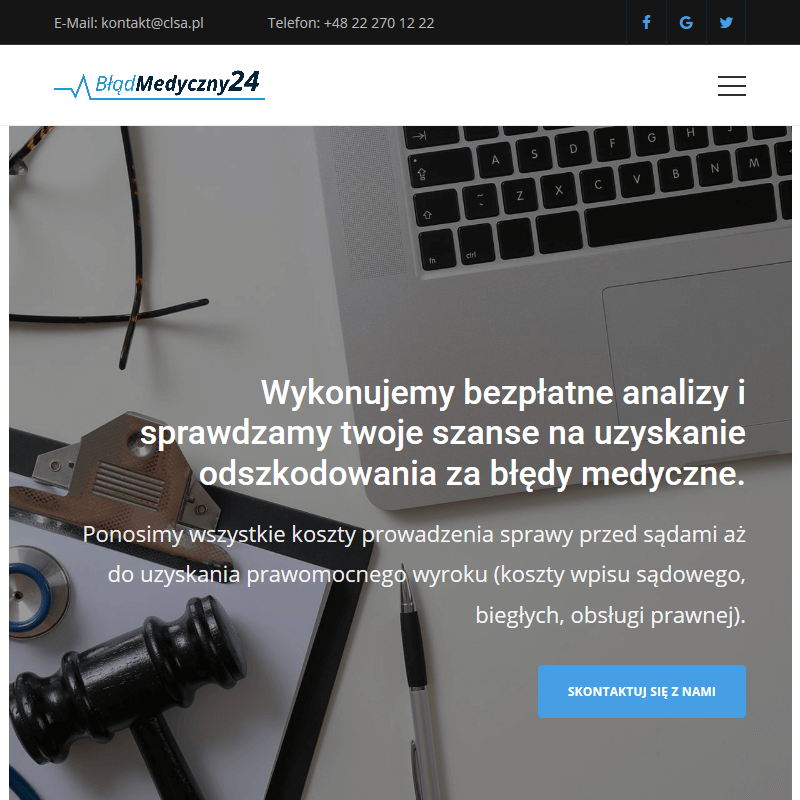 Błędy medyczne odszkodowanie