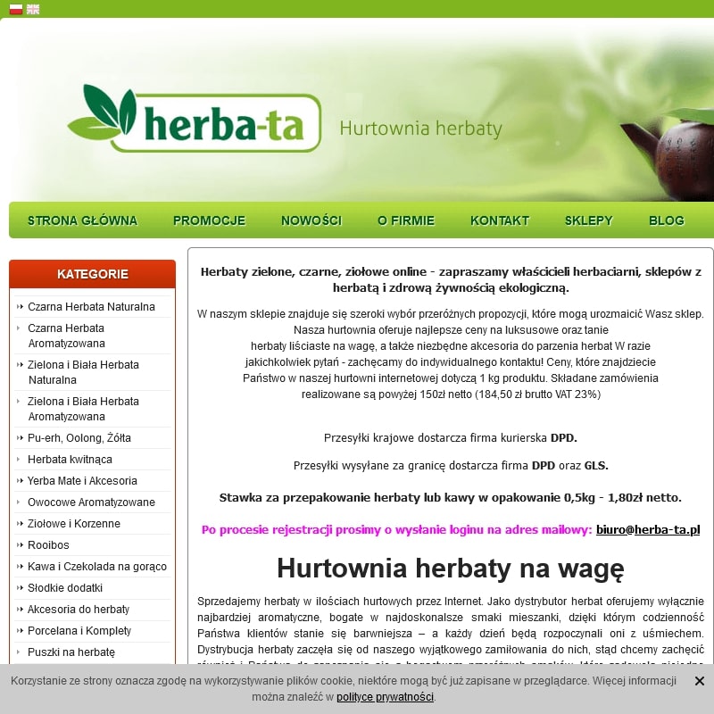 Hurtownia herbaty