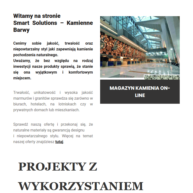Warszawa - spieki kwarcowe