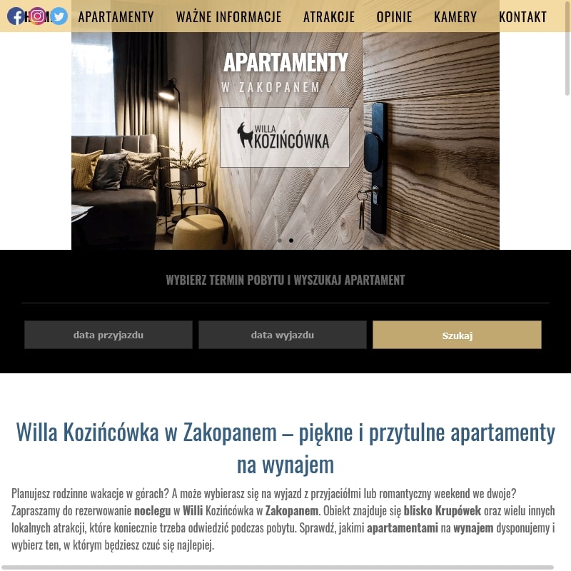 Kuźnice apartamenty - Zakopane