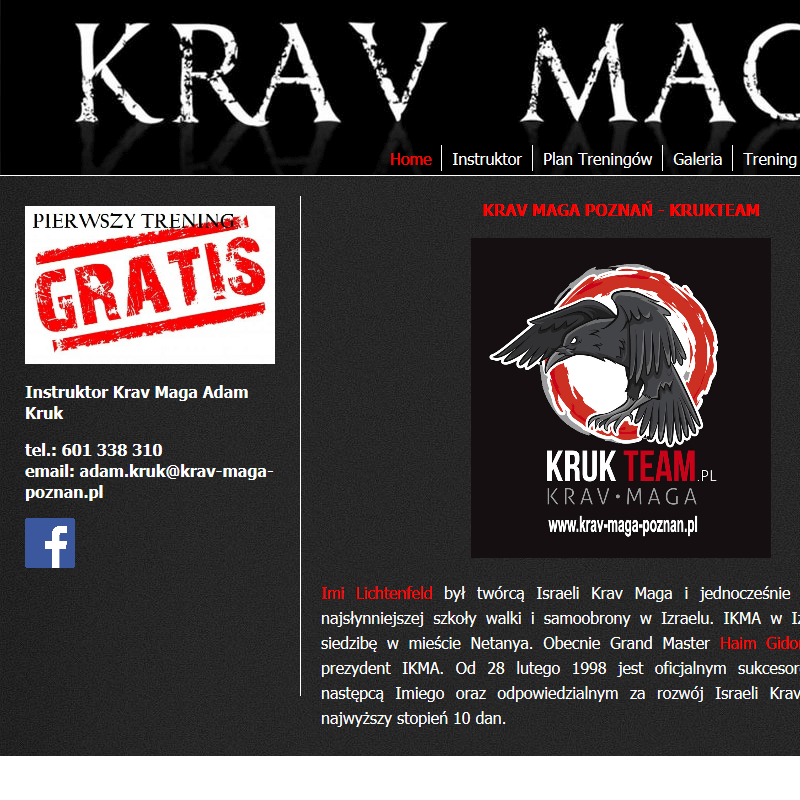 Instruktor krav maga - Poznań