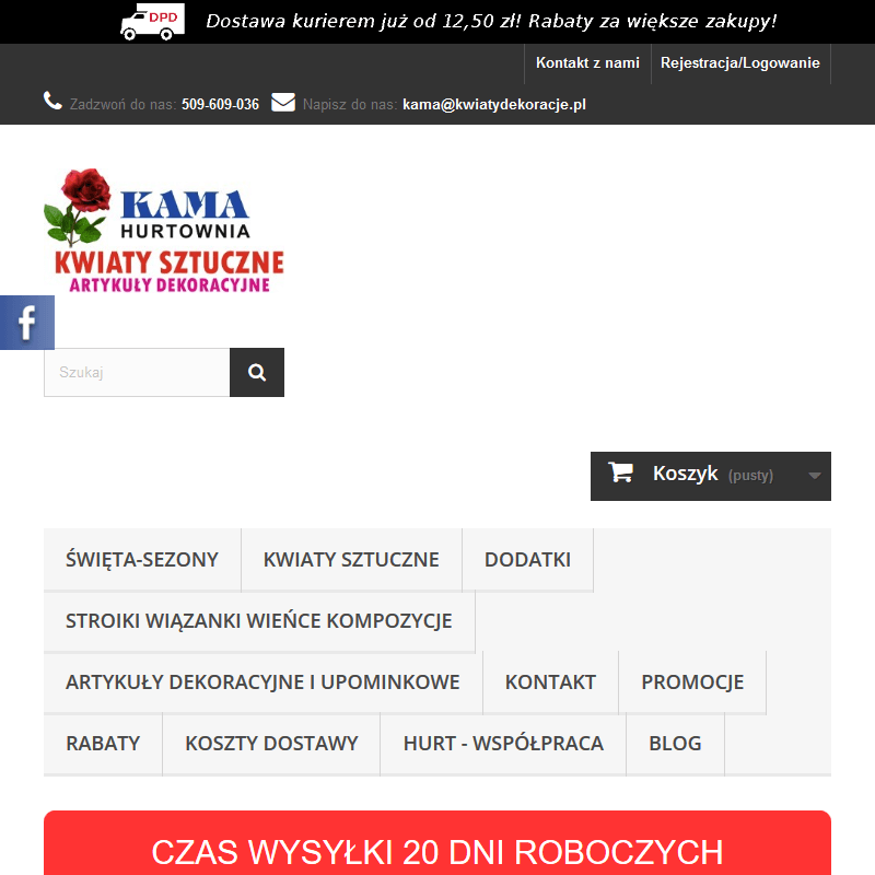 Wieńce z kwiatów sztucznych