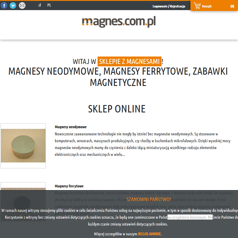 Magnesy przemysł spożywczy