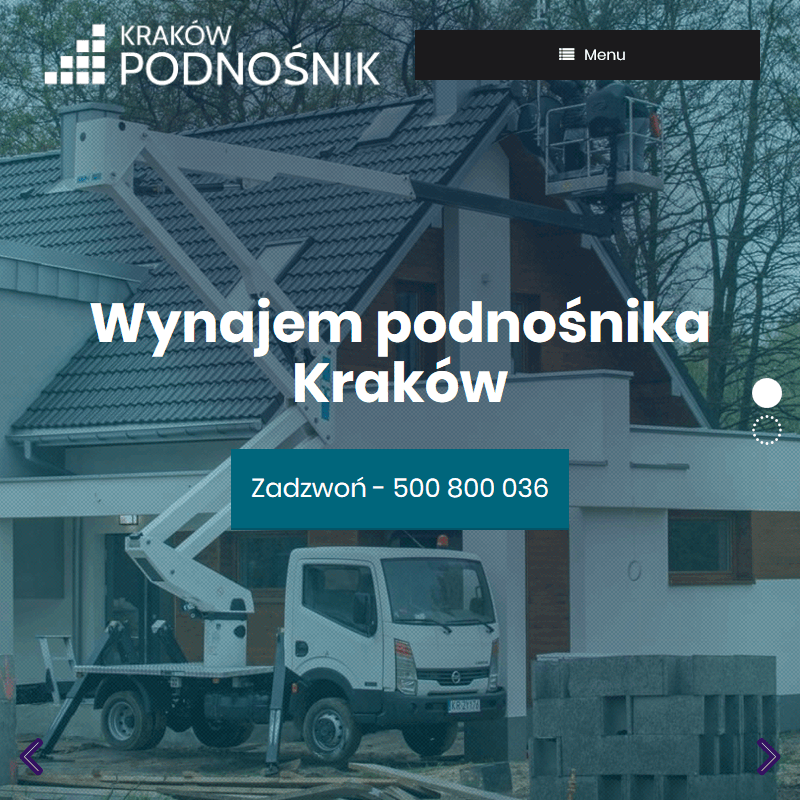 Wynajem podnośników - Kraków